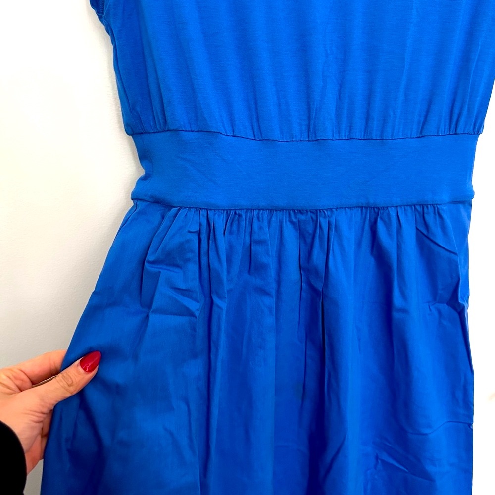 Loft structured sleeveless midi dress. - Picture 3 of 6